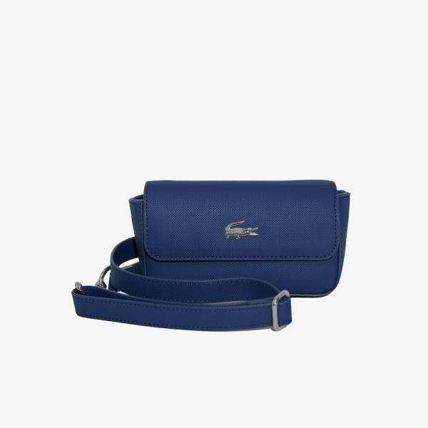 Lacoste Daily Classic Coated Canvas Fanny Pack Dámské - Taška Tmavě Blankyt | CZ-YMkcGr